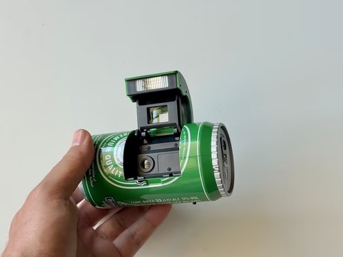 Heineken bierdosenkamera 35mm - heineken,