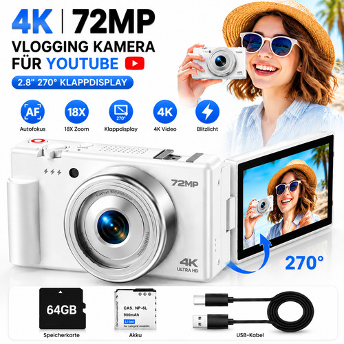 Digitalkamera autofokus - digitalkamera, 4k